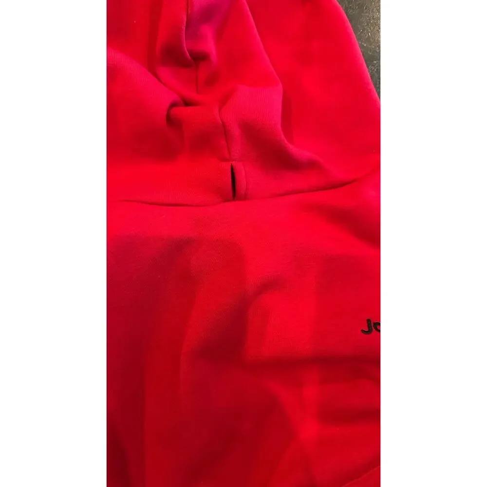 New Joyahoo Dog Hoodie Sweatshirt With Pockets Red, Size XL for Med. Size Dogs